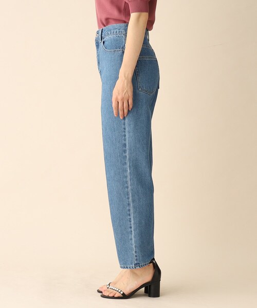 index(インデックス)の「◆センタープレステーパードデニム【洗濯機洗い可】(デニムパンツ・レディース・ブルー/ネイビー・36/38/40/42)」の18枚目の写真