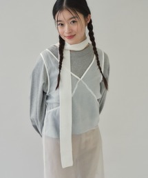 GIUNON | slim knit stall / スリムニットストール(ストール/ショール)