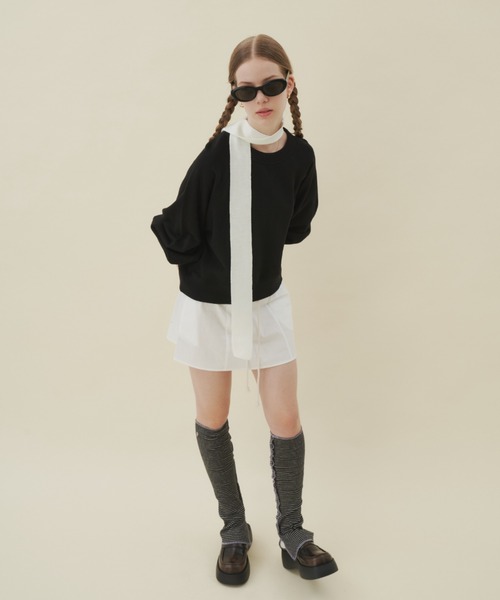 slim knit stall / スリムニットストール（ストール/ショール
