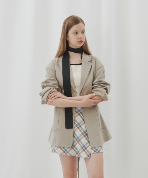 slim knit stall / スリムニットストール（ストール/ショール