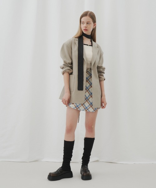 slim knit stall / スリムニットストール（ストール/ショール