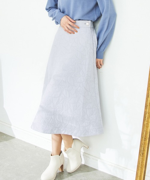 Honeys（ハニーズ）の「キルティングスカート（スカート・レディース・アイボリー/モカ/ブラック/ライトグレー・S/3L/M/LL/L）」の11枚目の写真