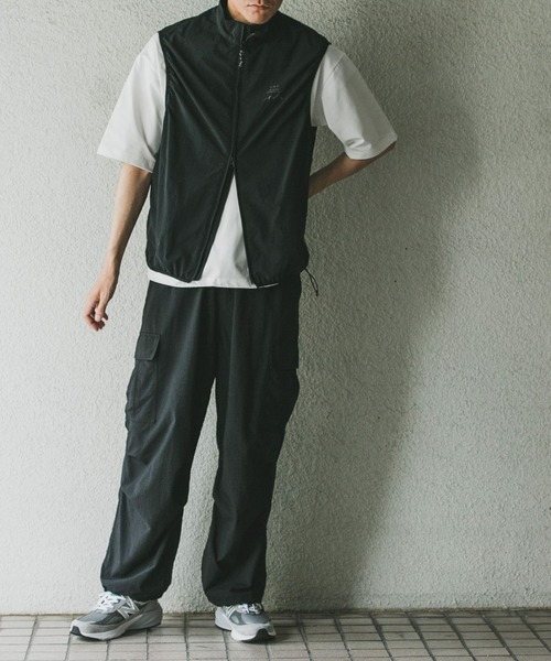 URBAN RESEARCH DOORS（アーバンリサーチドアーズ）の「ナイロンワッシャーカーゴパンツ（カーゴパンツ・メンズ・オリーブ/ブラック・MEDIUM/LARGE）」の21枚目の写真