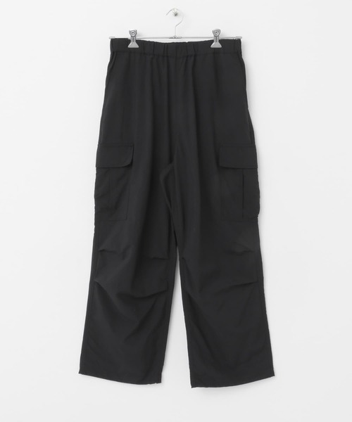 URBAN RESEARCH DOORS（アーバンリサーチドアーズ）の「ナイロンワッシャーカーゴパンツ（カーゴパンツ・メンズ・オリーブ/ブラック・MEDIUM/LARGE）」の6枚目の写真