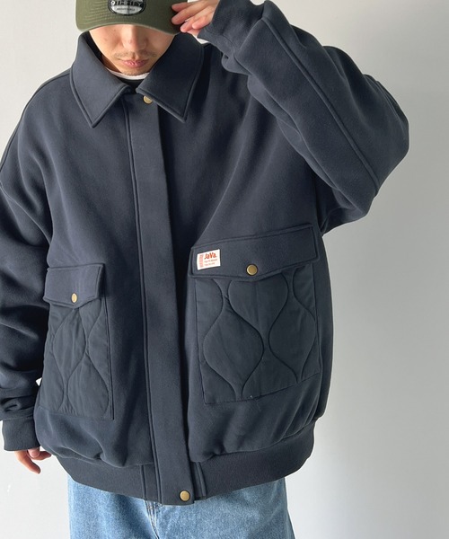 Java（ジャバ）の「《Java ジャバコラボ》異素材マッチングでこなれ感を。キルティング×裏起毛切替ジャケット（ブルゾン・メンズ・ブラック/カーキ/ネイビー・LARGE/MEDIUM/SMALL/X-LARGE/XX-LARGE）」の20枚目の写真