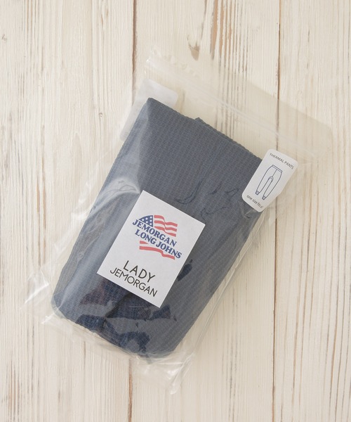 JEMORGAN(ジェーイーモーガン)の「【JE.MORGAN/ジェイイーモーガン】ワッフルレギンスパンツ(レギンス/スパッツ・レディース・グレー/ネイビー・FREE)」の7枚目の写真