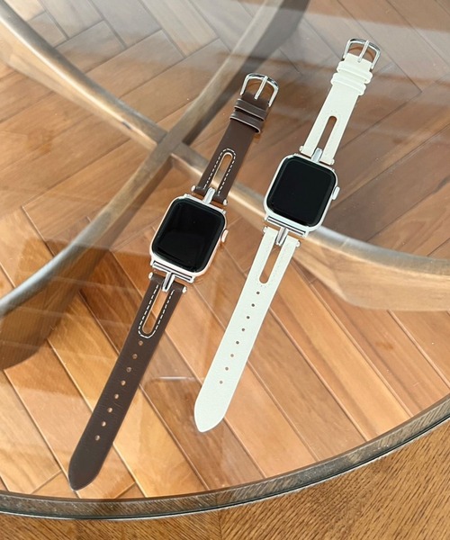 セール】レザースリットAppleWatchバンド【38mm/40mm/41mm対応