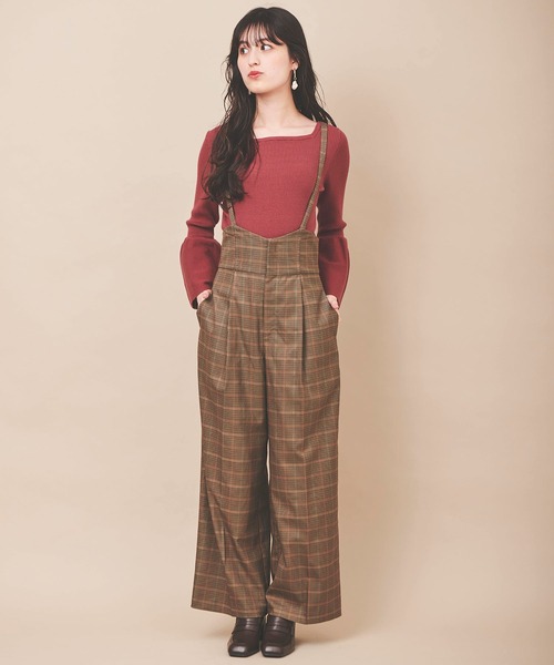 31 Sons de mode（トランテアン　ソン　ドゥ　モード）の「フレアスリーブニット（ニット/セーター・レディース・ボルドー/マスタード/ブラック/オフホワイト/ホワイト×ブラック・36）」の10枚目の写真