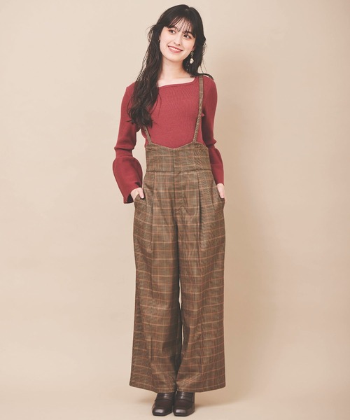 31 Sons de mode（トランテアン　ソン　ドゥ　モード）の「フレアスリーブニット（ニット/セーター・レディース・ボルドー/マスタード/ブラック/オフホワイト/ホワイト×ブラック・36）」の11枚目の写真