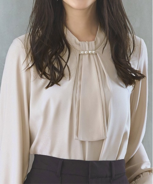 洗える ストレッチ ｜ 選べるデザイン フロントタック ボウタイ