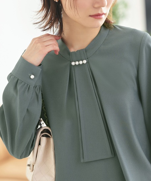 洗える ストレッチ ｜ 選べるデザイン フロントタック ボウタイ  