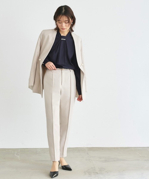 洗える ストレッチ ｜ 選べるデザイン フロントタック ボウタイ  