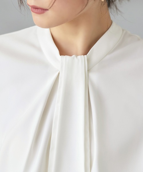 洗える ストレッチ ｜ 選べるデザイン フロントタック ボウタイ