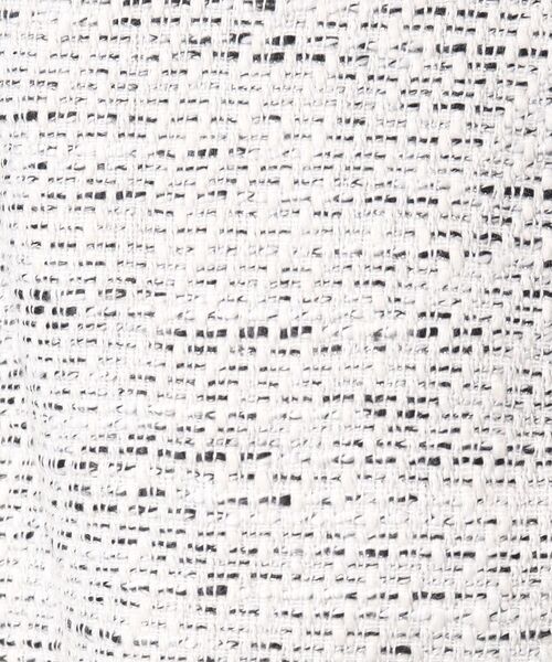 SHOO・LA・RUE（シューラルー）の「◆【通勤/セレモニー】女性らしいハートネック パイピング ツイードジャケット（ノーカラージャケット・レディース・ネイビー系3/グレー系3・03/01/04/02/05）」の6枚目の写真