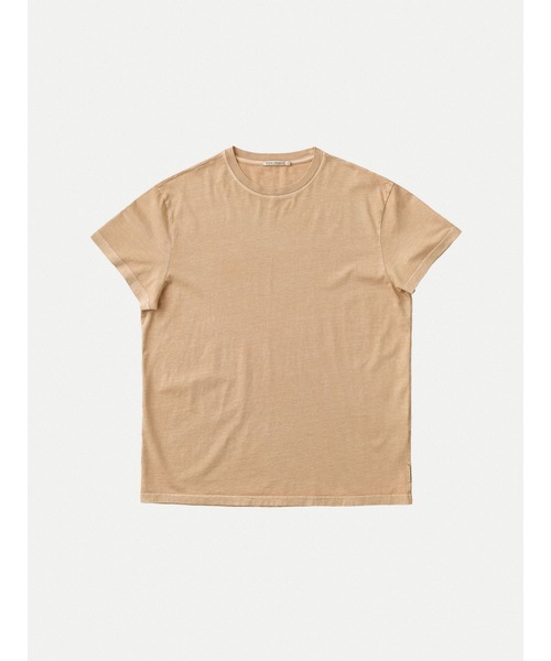 Nudie Jeans(ヌーディージーンズ)の「Tina オーバーサイズTシャツ(Tシャツ/カットソー・レディース・オフホワイト/チャコールグレー/ベージュ・M/S/XS)」の10枚目の写真