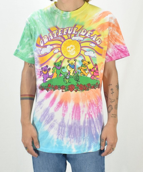 ビンテージ 90年代 グレイトフルデッド タイダイ tシャツ デッドベアー 古着 古着 90年代 GRATEFUL DEAD グレイトフルデッド タイダイ柄 バンドT