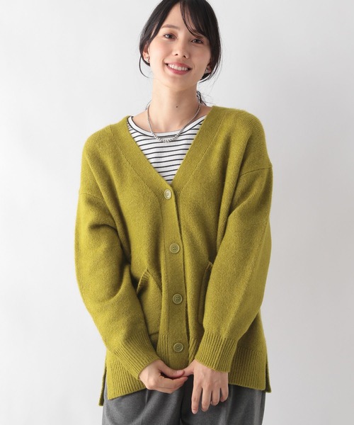 GLOBAL WORK(グローバルワーク)の「フワフワHugmeカーディガン/906731(カーディガン/ボレロ・レディース・パープル系その他7/グレイッシュベージュ/チャコールグレー/マスタード/ブルー系その他4・LARGE/MEDIUM)」の18枚目の写真