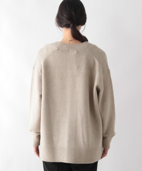 GLOBAL WORK(グローバルワーク)の「フワフワHugmeカーディガン/906731(カーディガン/ボレロ・レディース・パープル系その他7/グレイッシュベージュ/チャコールグレー/マスタード/ブルー系その他4・LARGE/MEDIUM)」の22枚目の写真