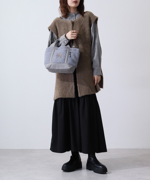 moz（モズ）の「moz ﾃﾃﾞｨｰﾎﾞｱ ﾄｰﾄ（トートバッグ・レディース・ベージュ/グレー/ブラック/ブラウン・FREE）」の15枚目の写真