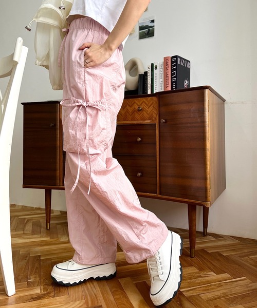 moment+（モーメントプラス）の「ナイロン光沢シャイニーワッシャー