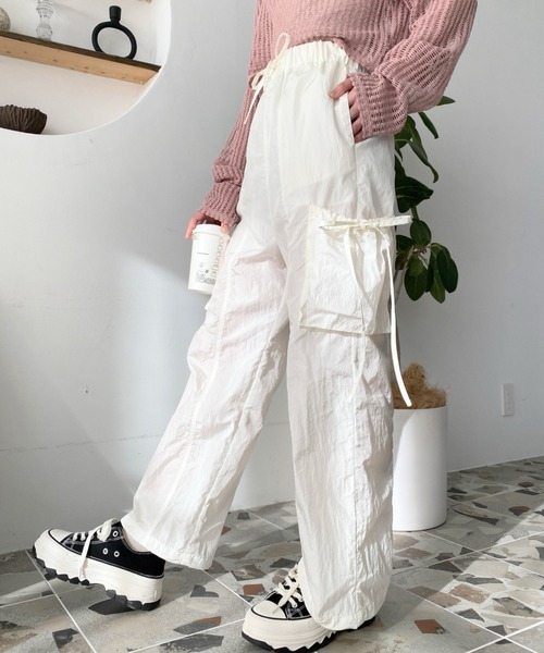 moment+（モーメントプラス）の「ナイロン光沢シャイニーワッシャー