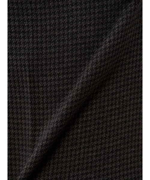 Perfect Suit FActory（パーフェクトスーツファクトリー）の「千鳥格子　メランジ調スーツ　テーパードパンツ　グレー/ネイビー（スラックス・レディース・ネイビー/グレー・9号/11号/7号/13号）」の3枚目の写真