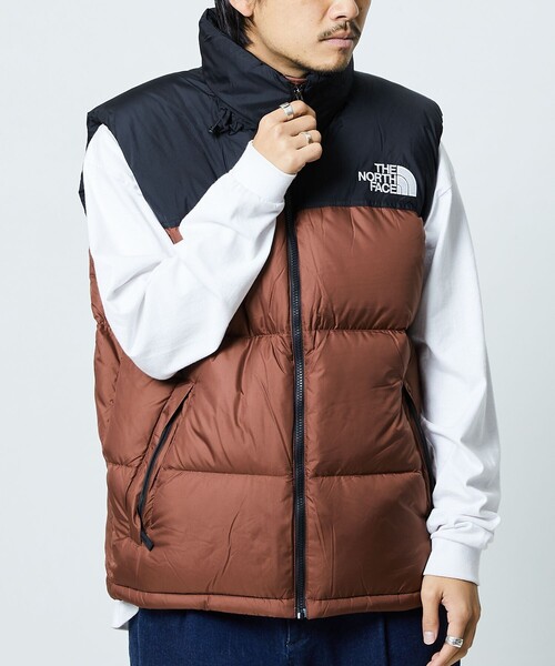 FREAK'S STORE(フリークスストア)の「限定展開 THE NORTH FACE/ノースフェイス Nuptse Vest / ヌプシベスト / ダウンベスト / ND92338(ダウンベスト・メンズ・ブラック/ブルーグリーン/ブラウン/オリーブ・X-LARGE/MEDIUM/LARGE)」の16枚目の写真