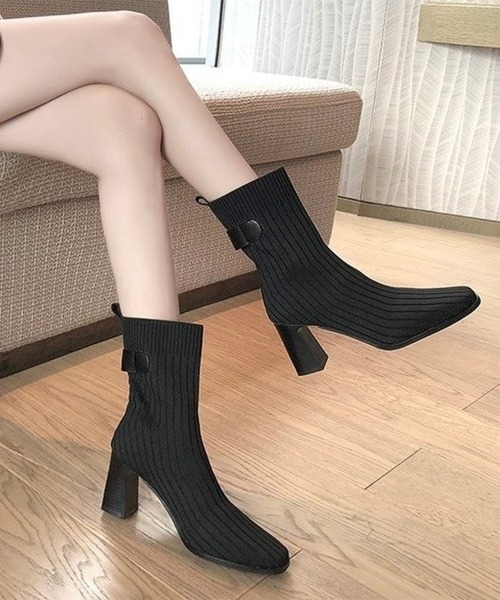 Miniministore(ミニミニストア)の「ショートブーツ レディース ブーティ(ブーツ・レディース・ブラック・23.0cm/23.5cm/25.0cm/24.5cm/24.0cm/22.5cm)」の18枚目の写真