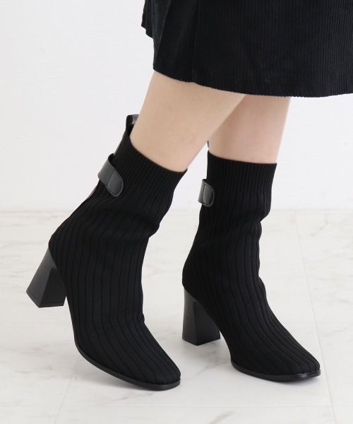 Miniministore(ミニミニストア)の「ショートブーツ レディース ブーティ(ブーツ・レディース・ブラック・23.0cm/23.5cm/25.0cm/24.5cm/24.0cm/22.5cm)」の17枚目の写真