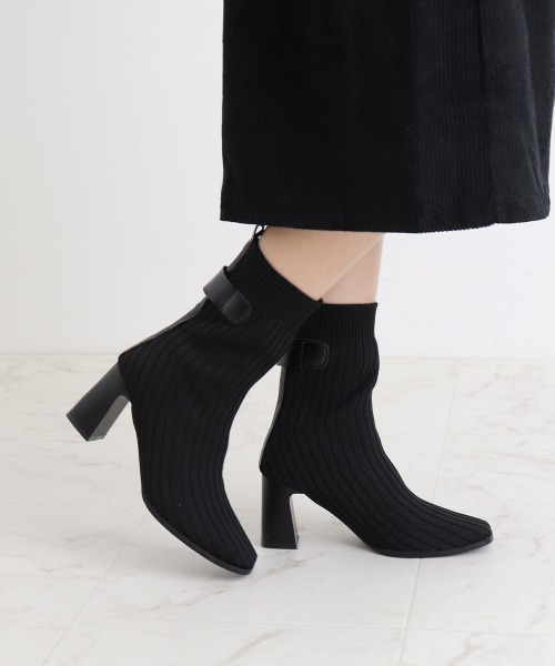 Miniministore(ミニミニストア)の「ショートブーツ レディース ブーティ(ブーツ・レディース・ブラック・23.0cm/23.5cm/25.0cm/24.5cm/24.0cm/22.5cm)」の14枚目の写真