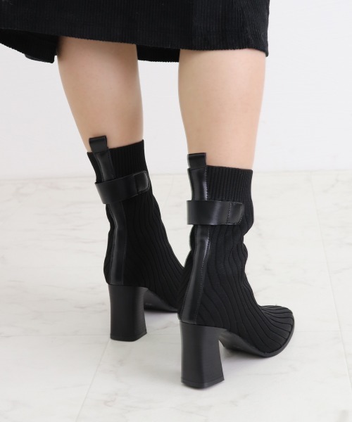 Miniministore(ミニミニストア)の「ショートブーツ レディース ブーティ(ブーツ・レディース・ブラック・23.0cm/23.5cm/25.0cm/24.5cm/24.0cm/22.5cm)」の12枚目の写真