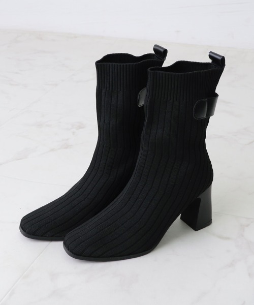 Miniministore(ミニミニストア)の「ショートブーツ レディース ブーティ(ブーツ・レディース・ブラック・23.0cm/23.5cm/25.0cm/24.5cm/24.0cm/22.5cm)」の19枚目の写真