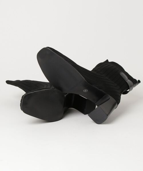 Miniministore(ミニミニストア)の「ショートブーツ レディース ブーティ(ブーツ・レディース・ブラック・23.0cm/23.5cm/25.0cm/24.5cm/24.0cm/22.5cm)」の3枚目の写真