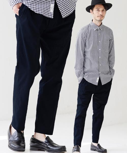 green label relaxing（グリーンレーベルリラクシング）の「【WEB限定】 ★★STRC/CHINO イージーテーパードパンツ（チノパンツ・メンズ・ベージュ/ネイビー・LARGE/X-LARGE/SMALL/MEDIUM）」の2枚目の写真