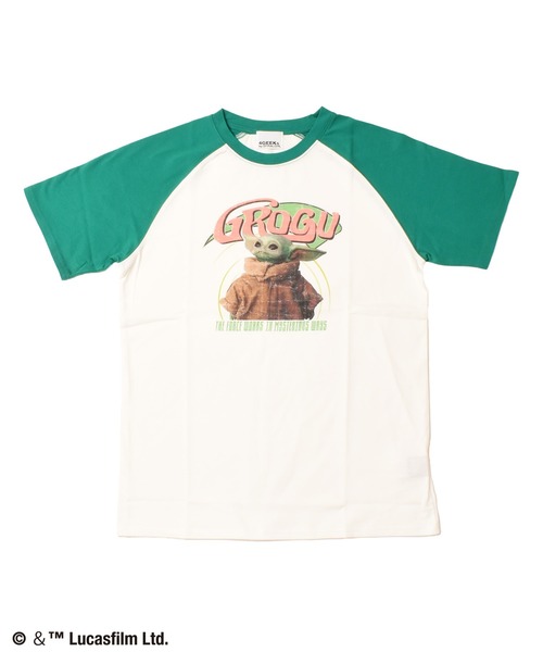 【入手困難】Mandalorian グローグー ラグラン Tシャツ y2k 入手困難】Mandalorian グローグー ラグラン Tシャツ y2k