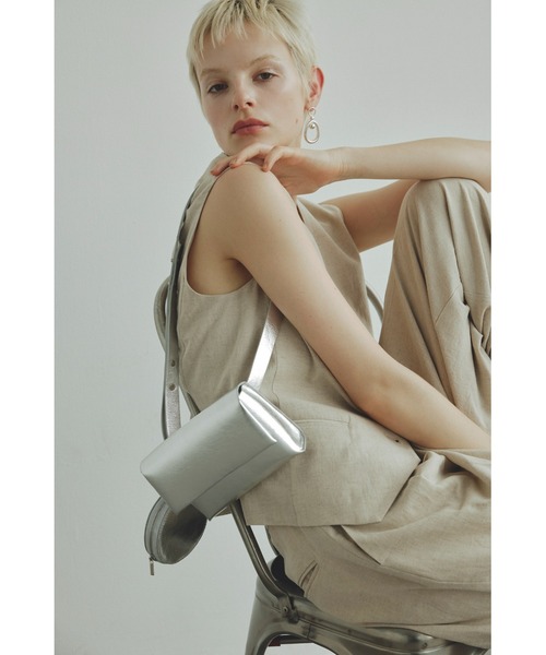 emmi（エミ）の「【emmi atelier】レーヨンリネンワイドパンツ（その他パンツ・レディース・ライトベージュ/チャコールグレー/オフホワイト・1/0）」の18枚目の写真