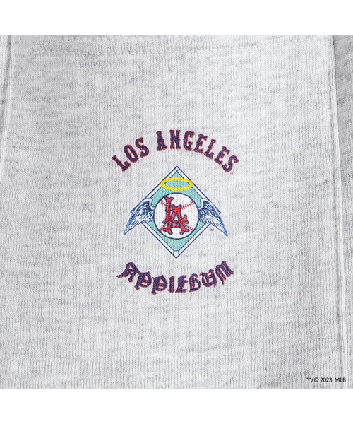 APPLEBUM(アップルバム)の「Cooperstown"LA Angels" Sweat Pants(スウェットパンツ・メンズ・アッシュグレー・MEDIUM/LARGE/X-LARGE)」の9枚目の写真
