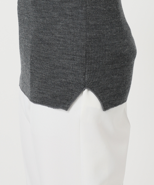 RITA(リタ)の「【RITA】タートルウールリブニット(ニット/セーター・レディース・チャコールグレー/ホワイト/レッド/ブラック・FREE)」の20枚目の写真