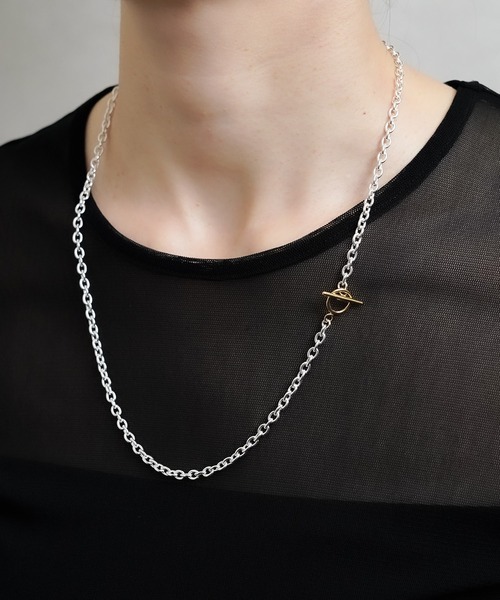 ISOLATION アイソレーション オーバルチェーンネックレス シルバー