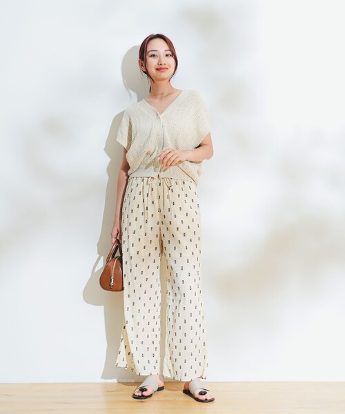 B:MING by BEAMS（ビーミングバイビームス）の「B:MING by BEAMS / 麻混 ニット ベスト（ベスト・レディース・ネイビー/ライトグレー/ホワイト系その他5・ONE SIZE）」の6枚目の写真