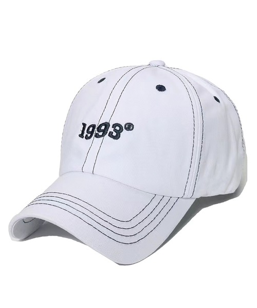 CORNERS(コーナーズ)の「1993ロゴキャップ(キャップ・レディース・ブルー/ライトグリーン/アイボリー/ブラック/ベージュ/パープル/ネイビー/ホワイト/ブラウン/レッド・FREE)」の1枚目の写真