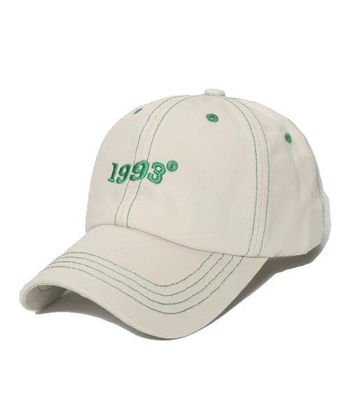 CORNERS(コーナーズ)の「1993ロゴキャップ(キャップ・レディース・ブルー/ライトグリーン/アイボリー/ブラック/ベージュ/パープル/ネイビー/ホワイト/ブラウン/レッド・FREE)」の2枚目の写真