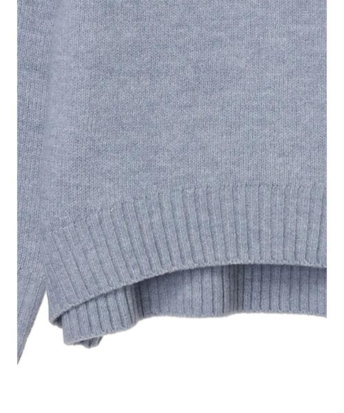 Green　Parks（グリーンパークス）の「fuwaっとメランジタートルニットプルオーバー（ニット/セーター・レディース・ピンク/サックスブルー/ライトベージュ/グレー・FREE）」の8枚目の写真