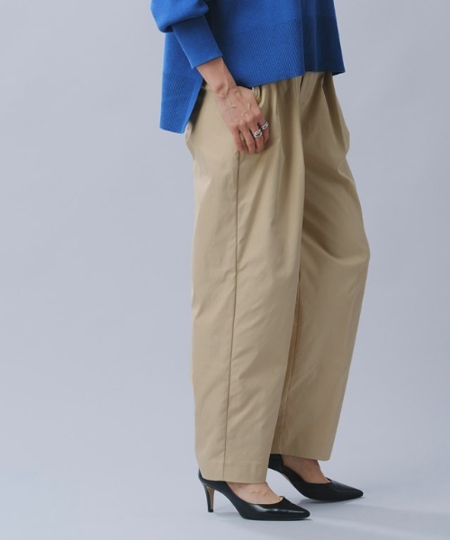 RASW（ラス）の「[RASW]ダブルタックバレルパンツ（その他パンツ・レディース・カーキ/ライトベージュ・S/M/L）」の4枚目の写真
