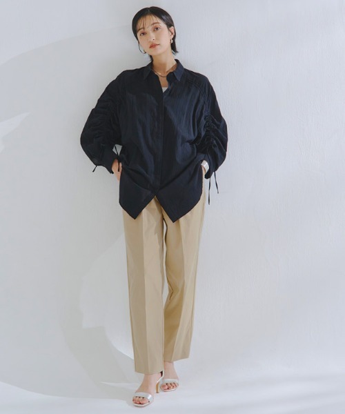 RASW（ラス）の「[RASW]ダブルタックバレルパンツ（その他パンツ・レディース・カーキ/ライトベージュ・S/M/L）」の21枚目の写真