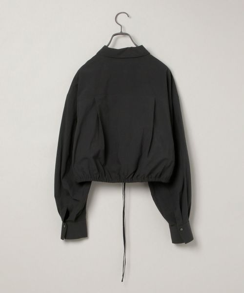 JEANASIS（ジーナシス）の「フロントフリルドロストショートシャツ/106505（シャツ/ブラウス・レディース・ホワイト/ブラック・FREE）」の3枚目の写真