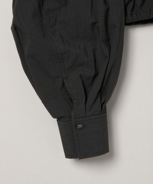 JEANASIS（ジーナシス）の「フロントフリルドロストショートシャツ/106505（シャツ/ブラウス・レディース・ホワイト/ブラック・FREE）」の9枚目の写真