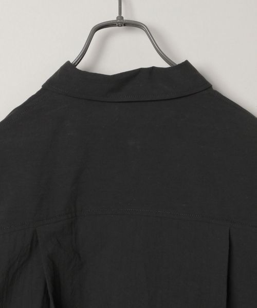 JEANASIS（ジーナシス）の「フロントフリルドロストショートシャツ/106505（シャツ/ブラウス・レディース・ホワイト/ブラック・FREE）」の6枚目の写真