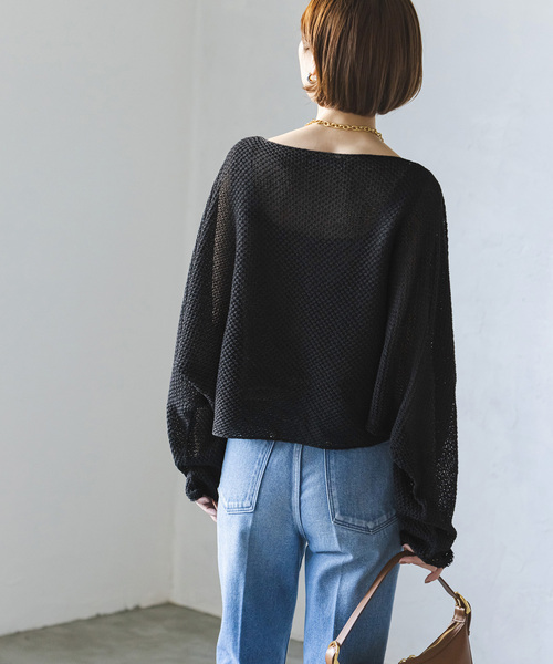 セール】《追加》ペーパーヤーン カノコショート丈プルオーバー