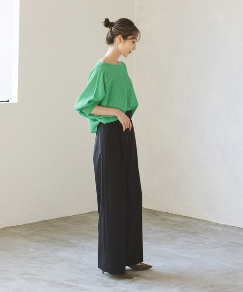 ノーブル　ペーパーヤーン　プルオーバー Noble（ノーブル）の「《追加》ペーパーヤーン カノコショート丈